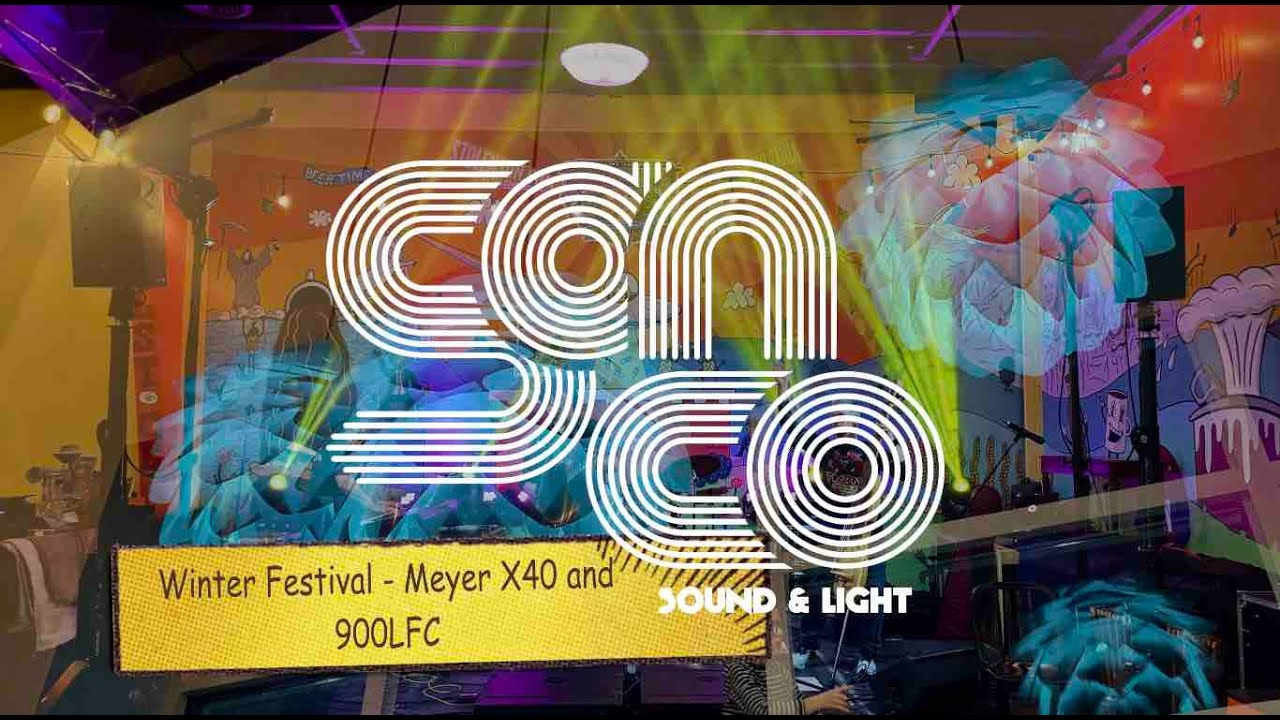 Live Sound VLOG - Meyer Sound X40 and 900LFC -Winter Solctice Music Festival - Stolen Sun Brewing
