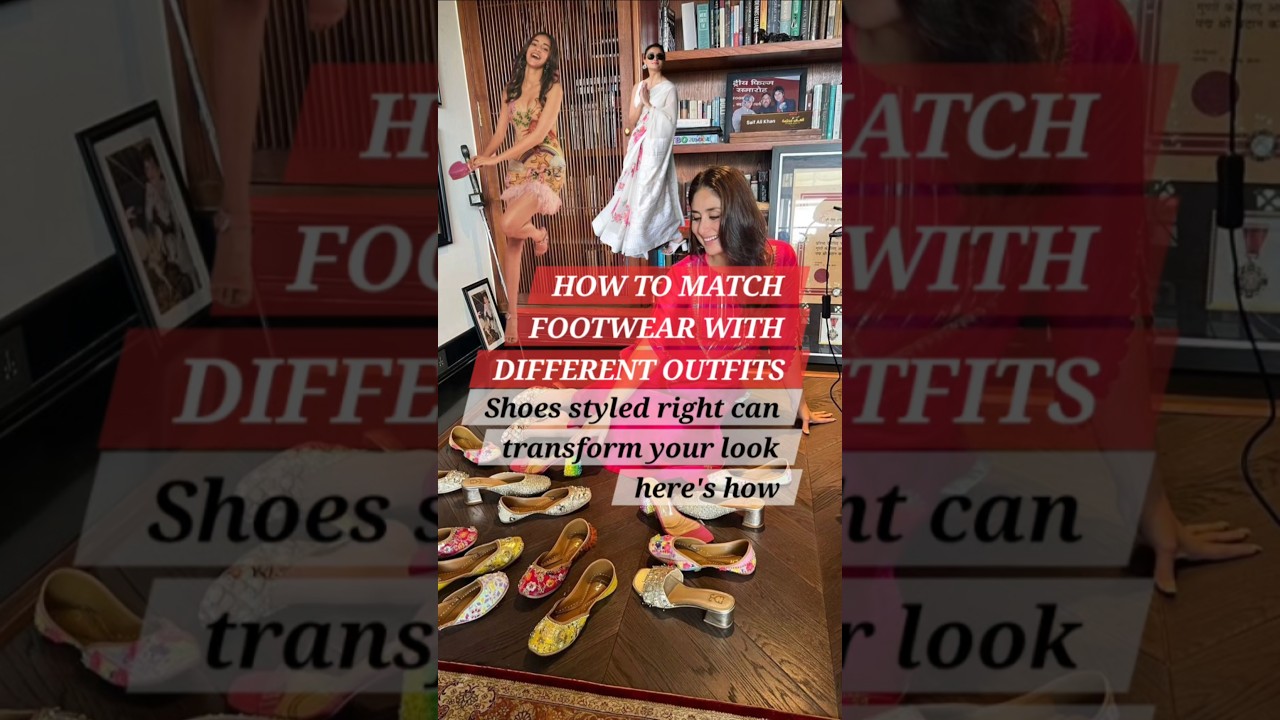 👡HOW TO MATCH FOOTWEAR👠 WITH DIFFERENT OUTFITS✅️ 