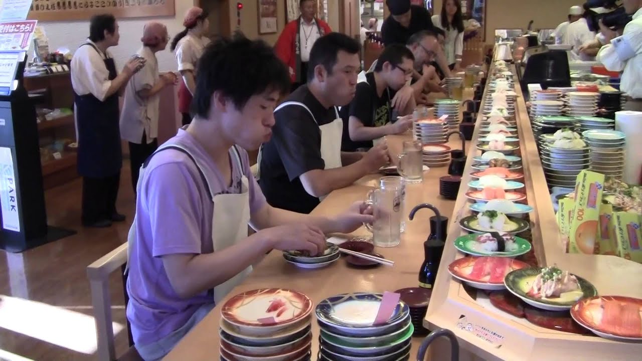 いちはら食のフェスティバル大食い早食い大会予選　回転寿司大食い大会