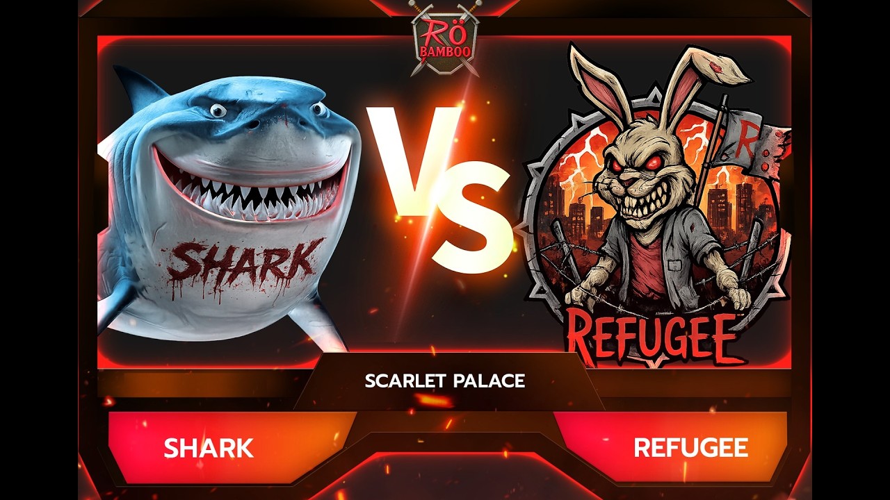 ⚔️Shark (win)  VS Refugee  //  Scarlet  | Bamboo Project  by.Retro