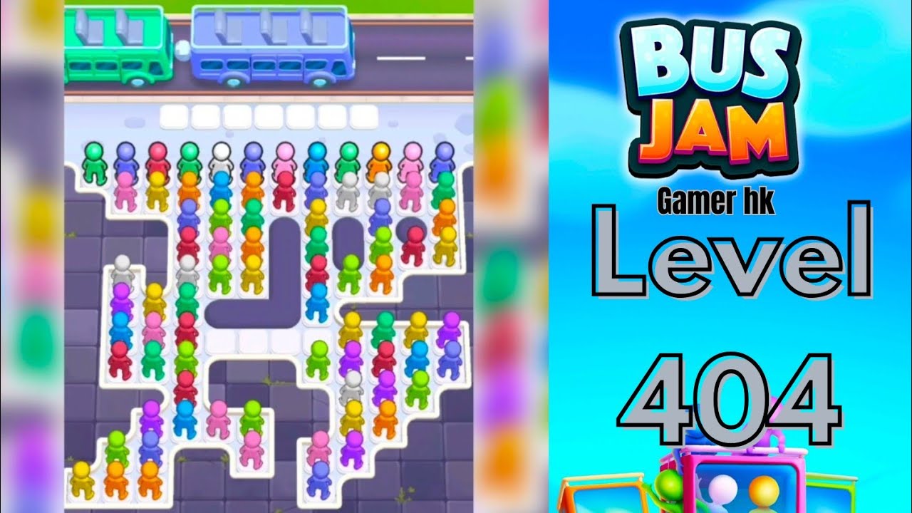 Bus Jam Level 404 Walkthrough Solution 