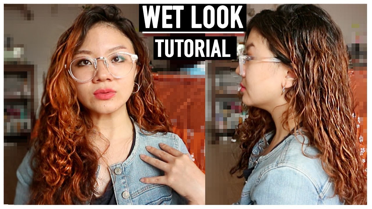 WET LOOK Curly Hair + Introducing New Kriwil Product! - Tutorial Rambut Indonesia