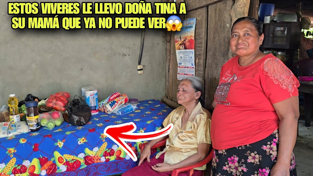 Ya Perdio La Vista Mi Mamá, Doña CRISTI Llorando Le Llevo Estos Viveres A Su Mamá😱