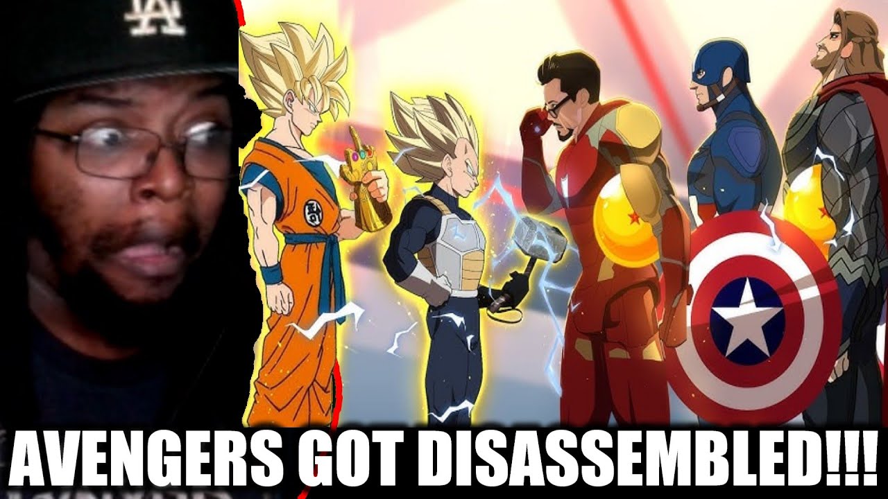 Dragon Ball Z VS Marvel Avengers in EPIC Crossover Battle! [Slice of FUN]  DB Reaction