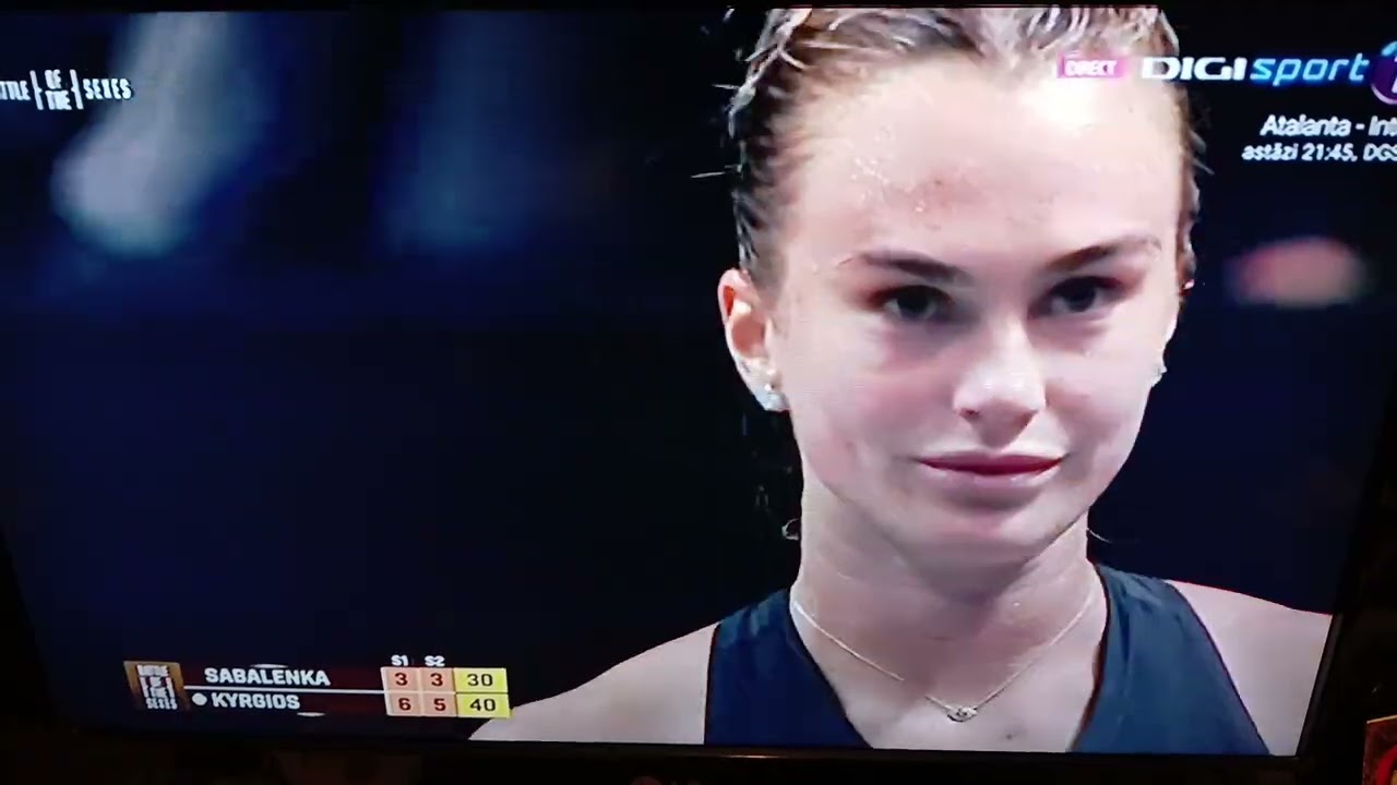 ARYNA SABALENKA și NICK KYRGIOS, joacă în "BĂTĂLIA SEXELOR", dec. 2025, la digisport.  