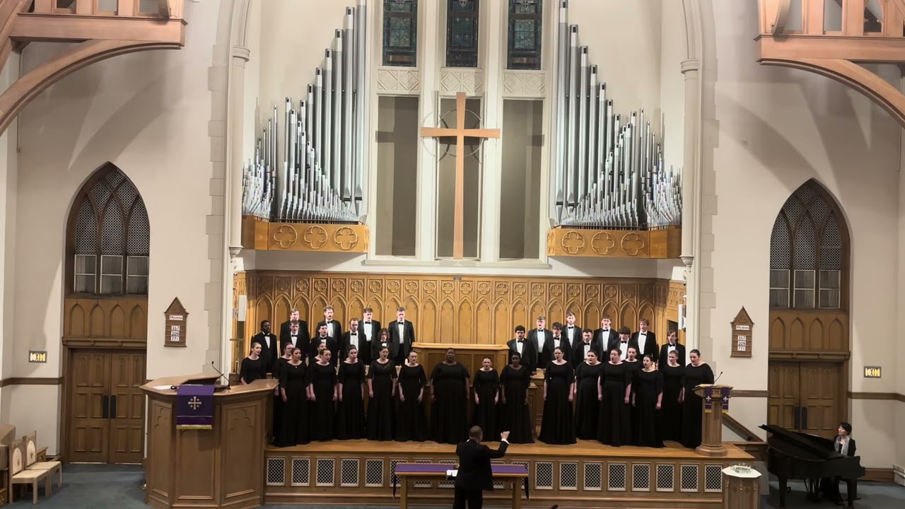 JSU A Cappella Choir singing Entreat Me Not to Leave You 2-26-2026