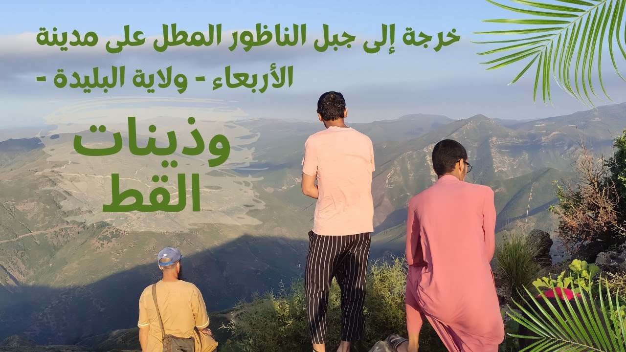 جولة إلى جبل الناظور الشامخ و الذي تسمى قمته (وذينات القط) المطل على مدينة الأربعاء ولاية البليدة