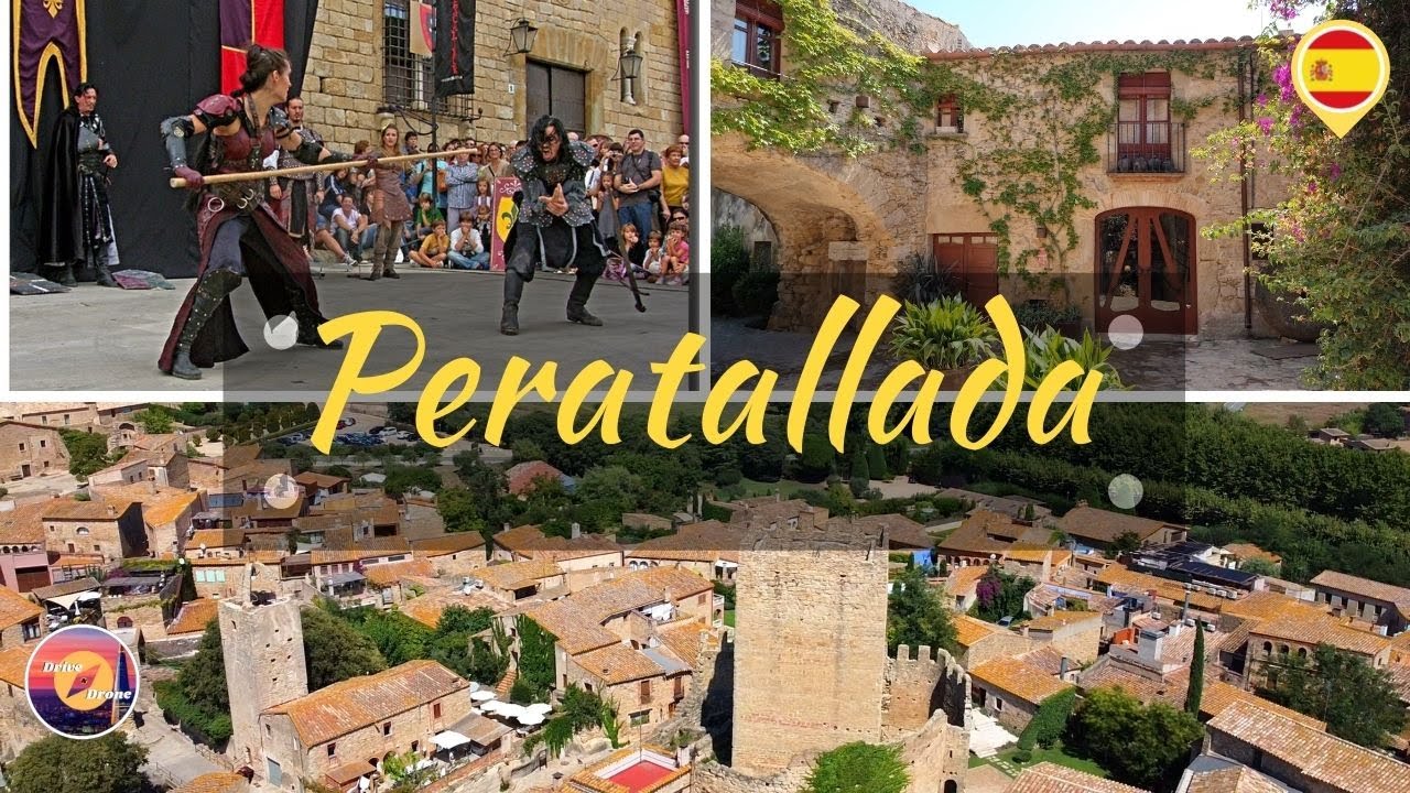 Peratallada - the hidden gem of Catalonia | Medieval village of Spain [4k]