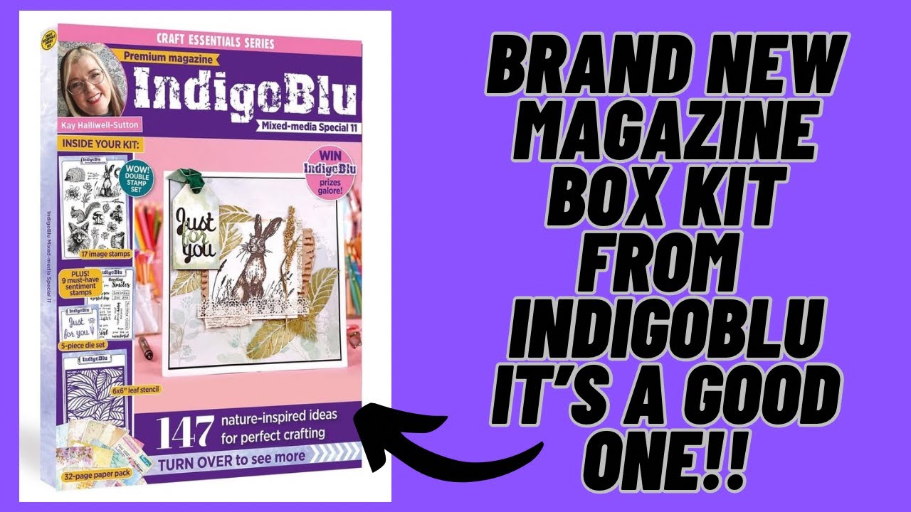 Brand NEW IndigoBlu Magazine Box Kit. Boy it’s A Good One. #cardmaking #crafting 