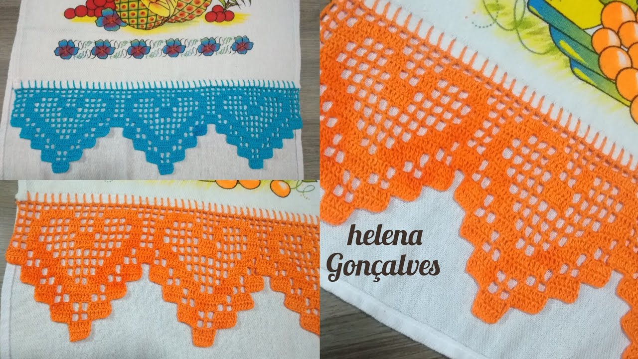barrado de crochê coração para o dia das mães 591❤️@HelenaGonçalves-t3q