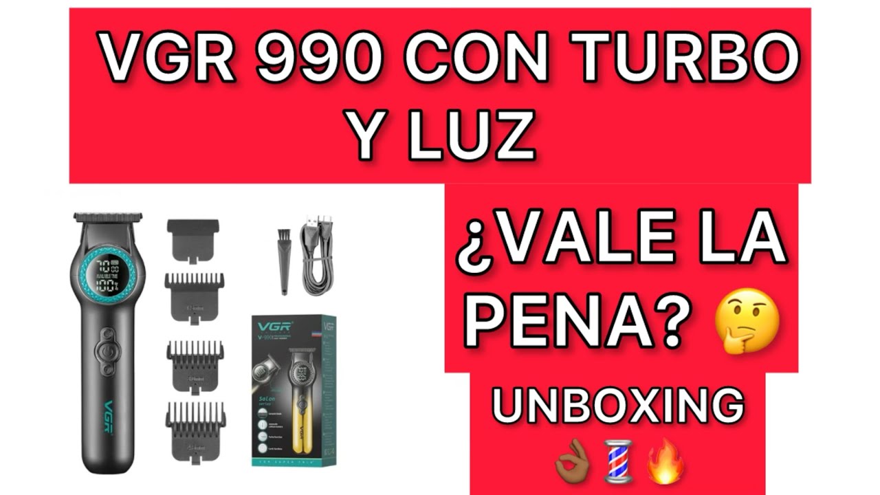 VGR 990 CON TURBO Y LUZ | ¿VALDRÁ LA PENA? Unboxing 👌🏾💈🔥