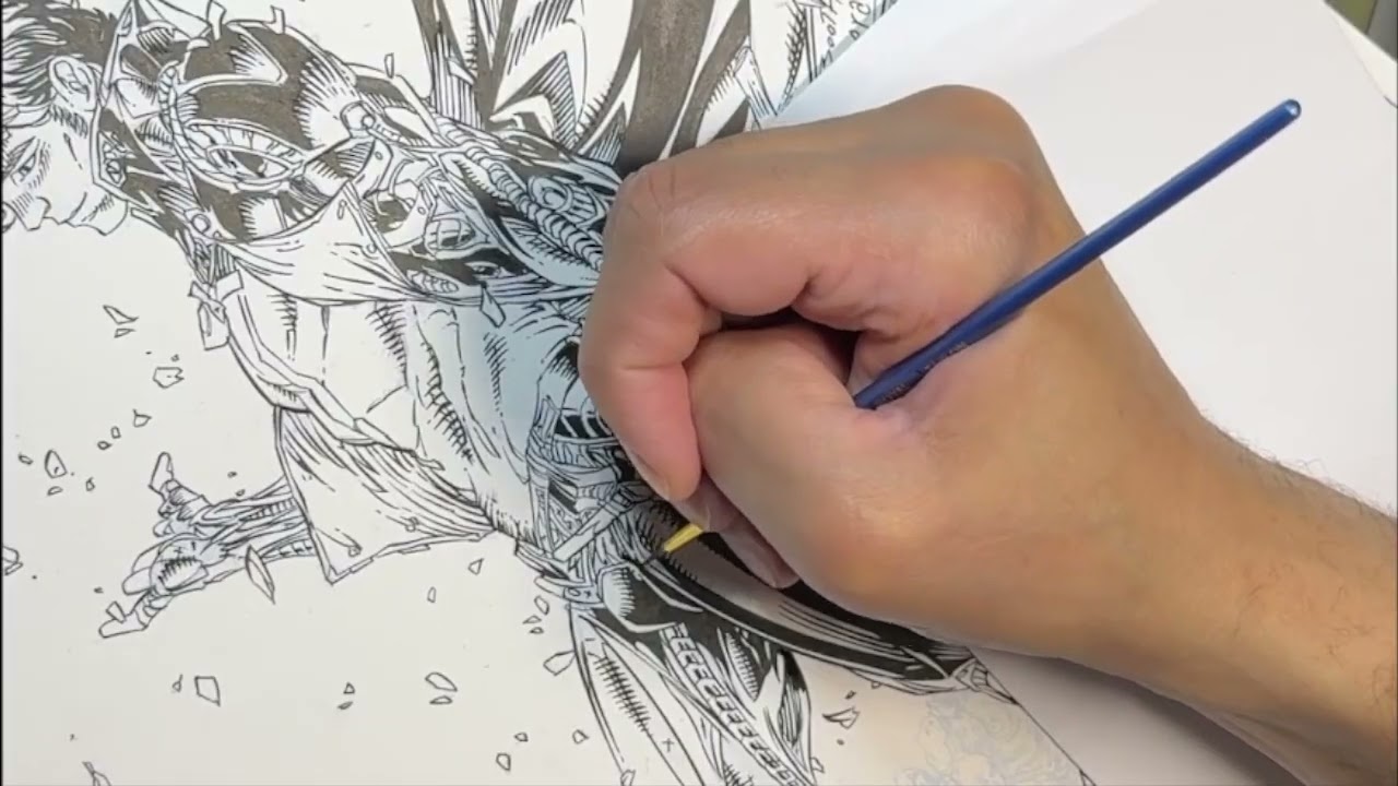Spot Inking 6 Vlog over Brett Booth. Who keeps the art?