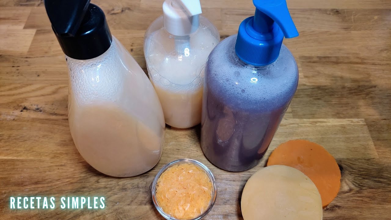 Jabón líquido fácil // Recetas Simples