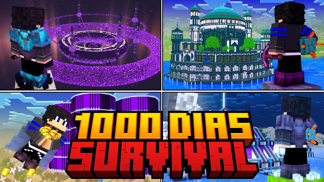 Sobrevivi 1000 Dias no Minecraft 1.21.5 - O Filme