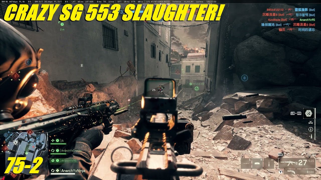 Безумная бойня с SG 553! Этот забег просто невероятный! 75-2! - Battlefield 6