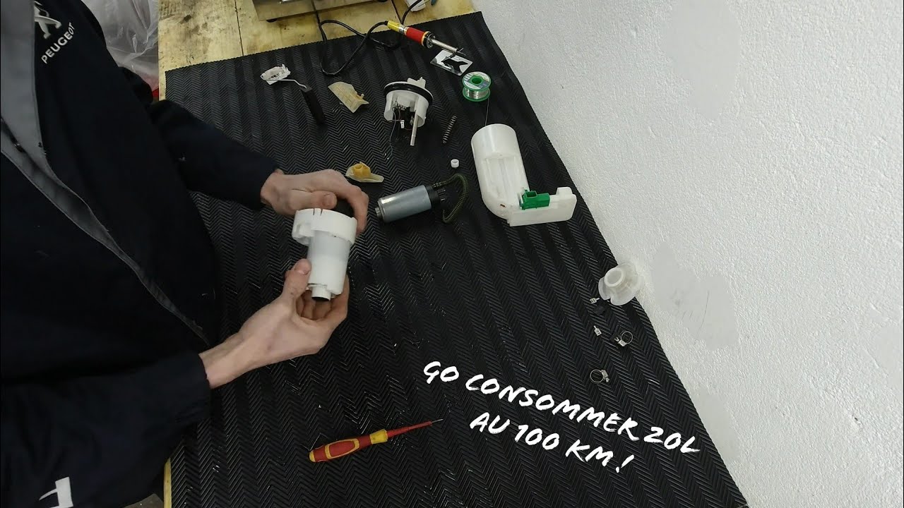 Je boost l'alimentation en carburant de la 106 💪😈 !  