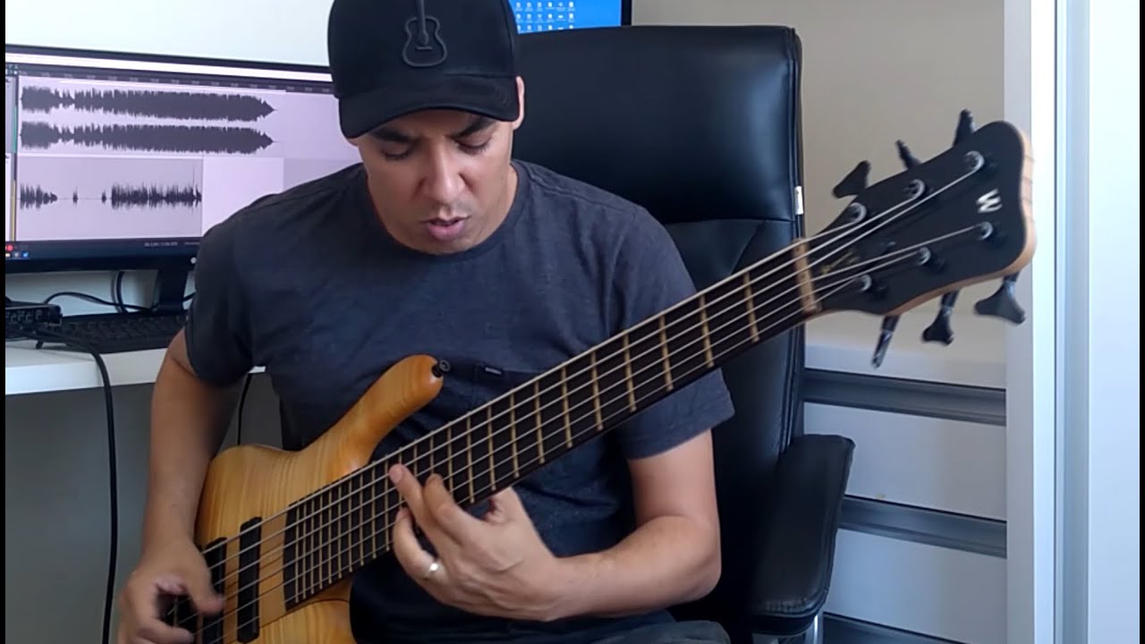 Baixo no pagode - Bass cover - Tudo fica Blue