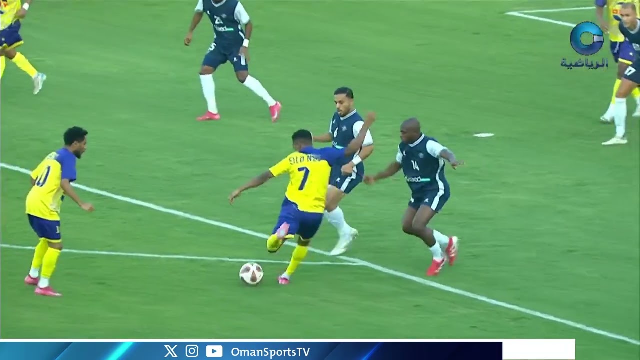 مباراة نادي عبري 🆚 نادي الشباب ضمن دوري جندال لكرة القدم