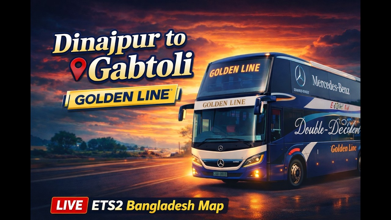 Dinajpur to Gabtoli with Green Line | Mibro Gaming Official #eurotrucksimulator2