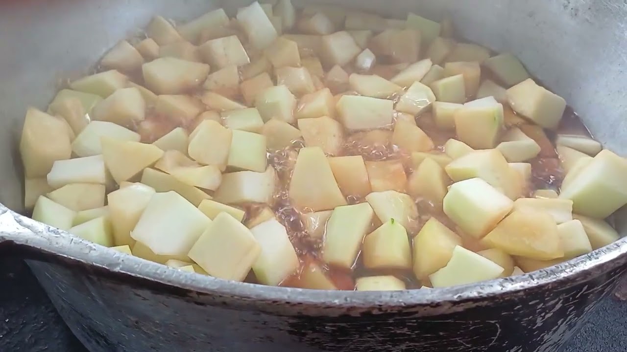 Fazendo doce de mamão delicioso 😋 
