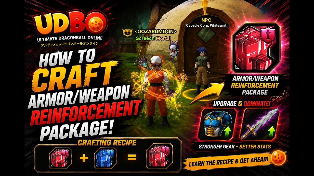 🔥 UDBO: HOW TO CRAFT ARMOR REINFORCEMENT PACKAGES &ndash; EASY GUIDE!