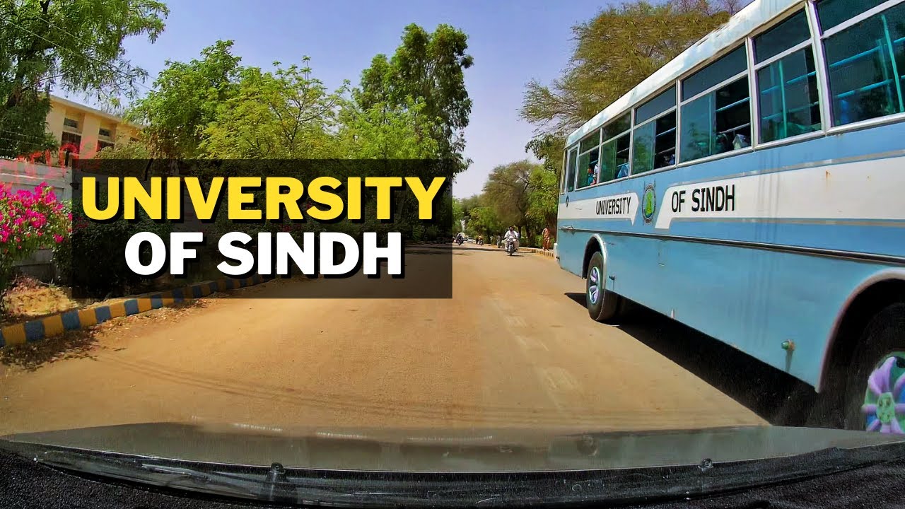 University of Sindh Jamshoro View | Driving in University