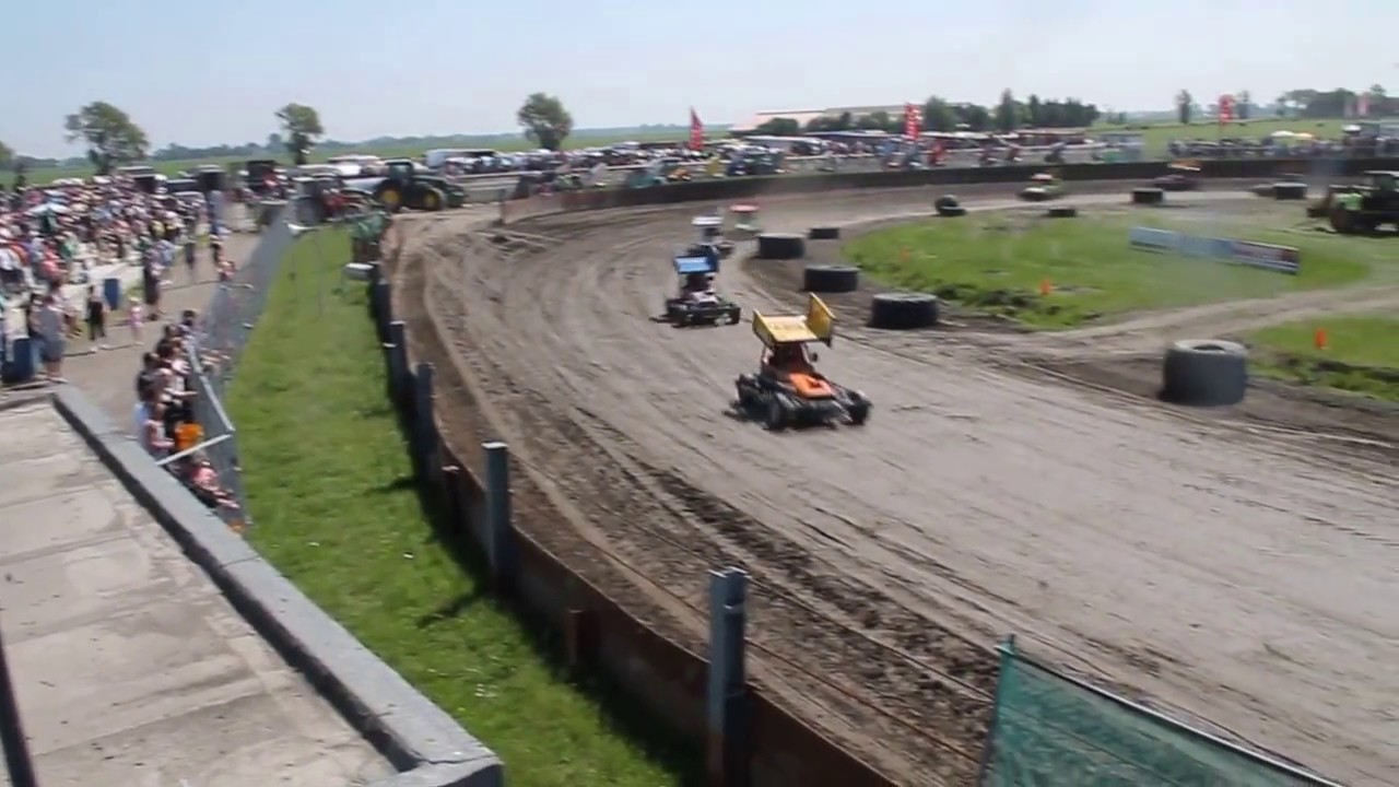 Sky view Dirttrack Speedway Circuit FAC autocross Wolsum Blauwhuis