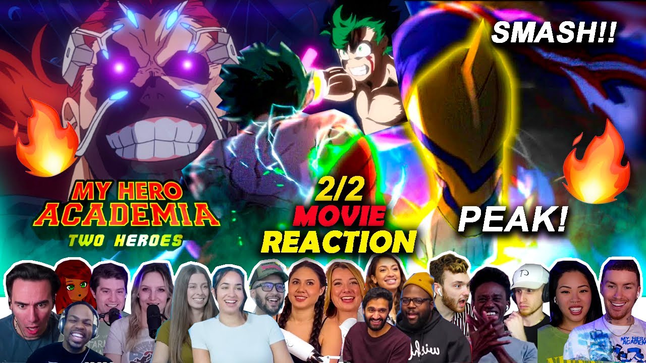 Deku & All Might Vs Wolfram⚡Double Smash? My hero Academia Movie Two Heroes Part 2/2 Reaction Mashup
