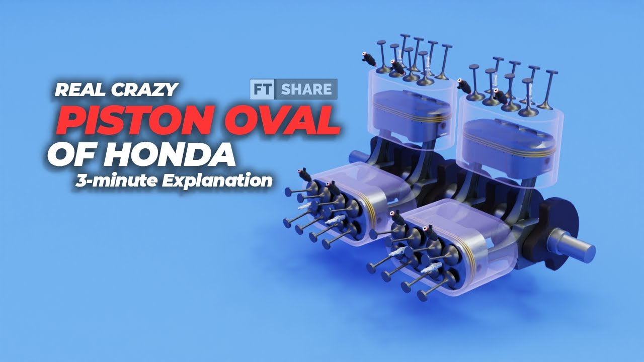 Honda's CRAZY & EXCLUSIVE Oval Piston Engine | 3 minute Explanation NR750 & NR500 ( 200216)