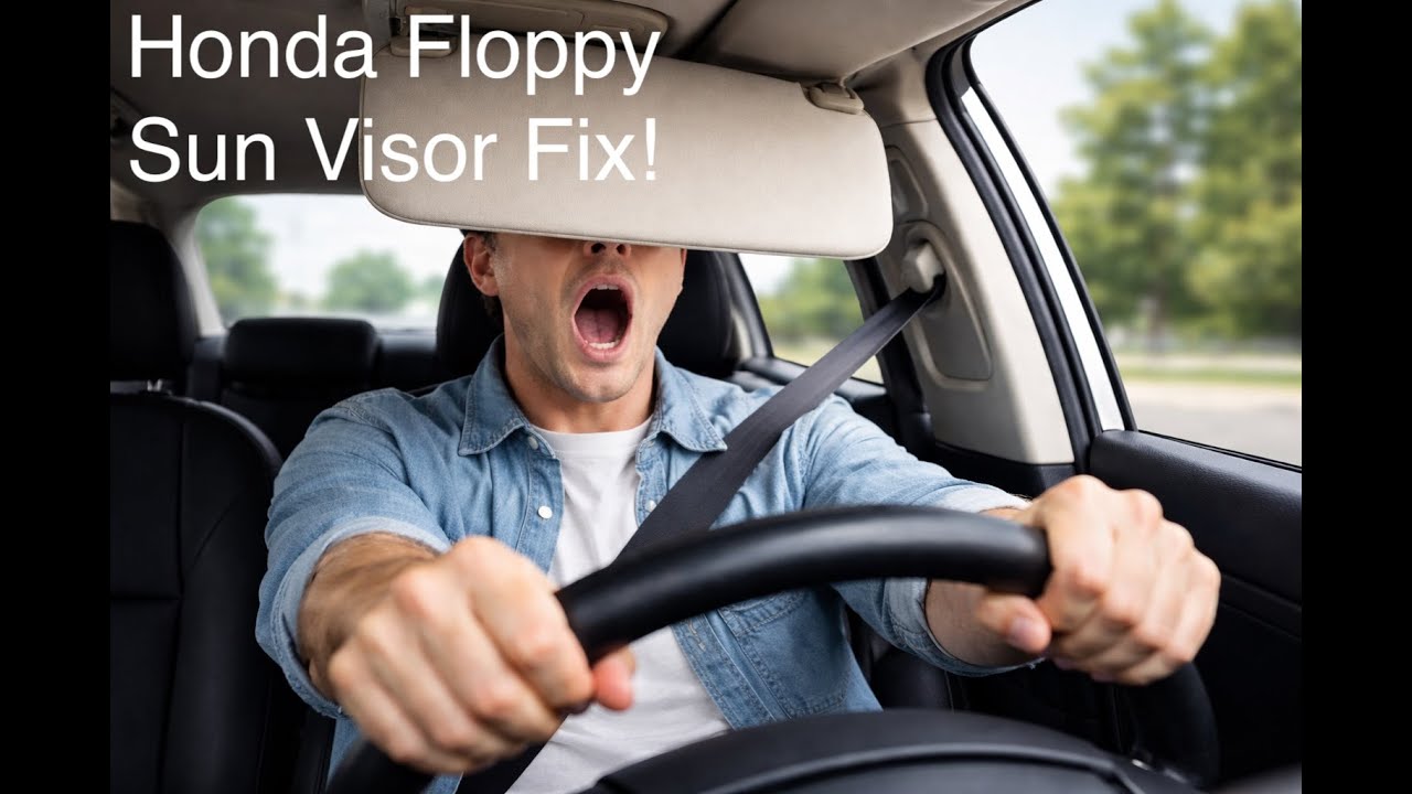 Honda Accord Floppy Sun Visor Fix!