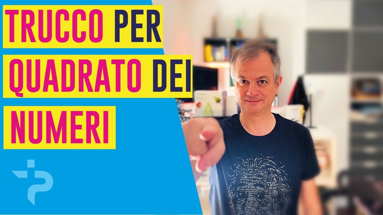 Trucco per fare il quadrato dei numeri in 5 secondi (da 1 a 1000)
