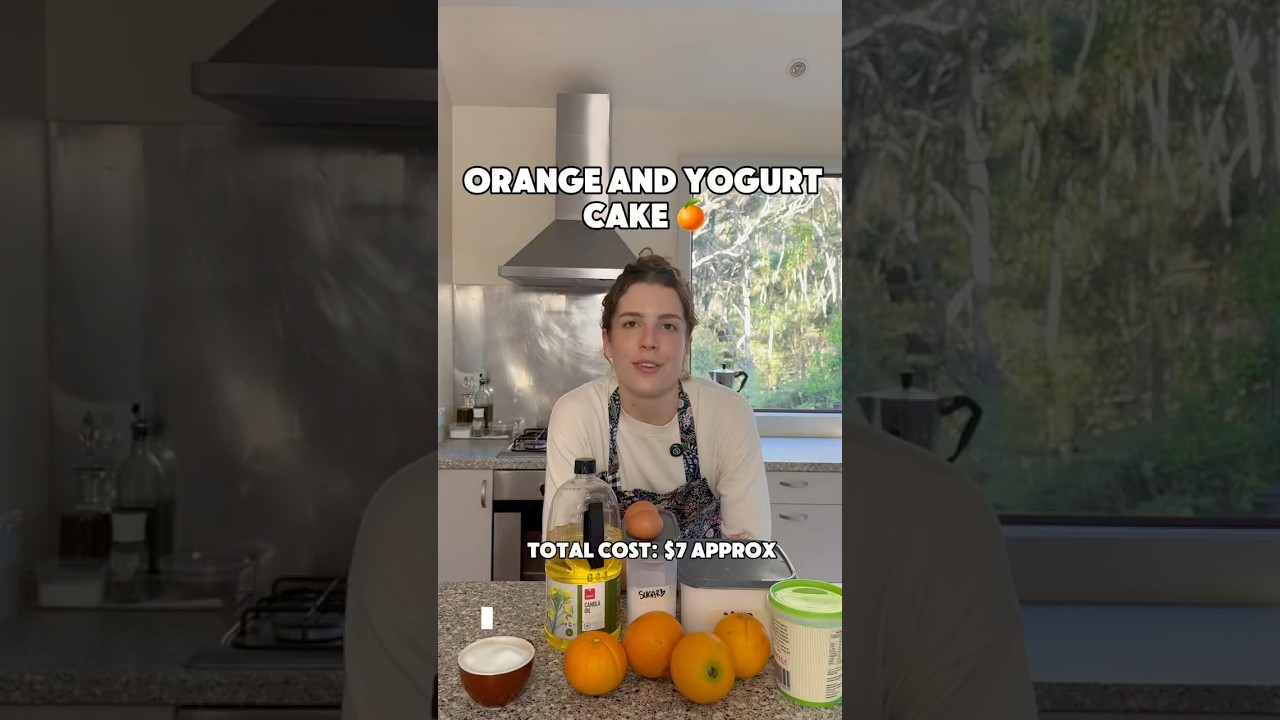 Апельсиново-йогуртовый торт 🧡🍊 Полный рецепт можно найти в моем Instagram ⁠@alicetayloreats ❤️