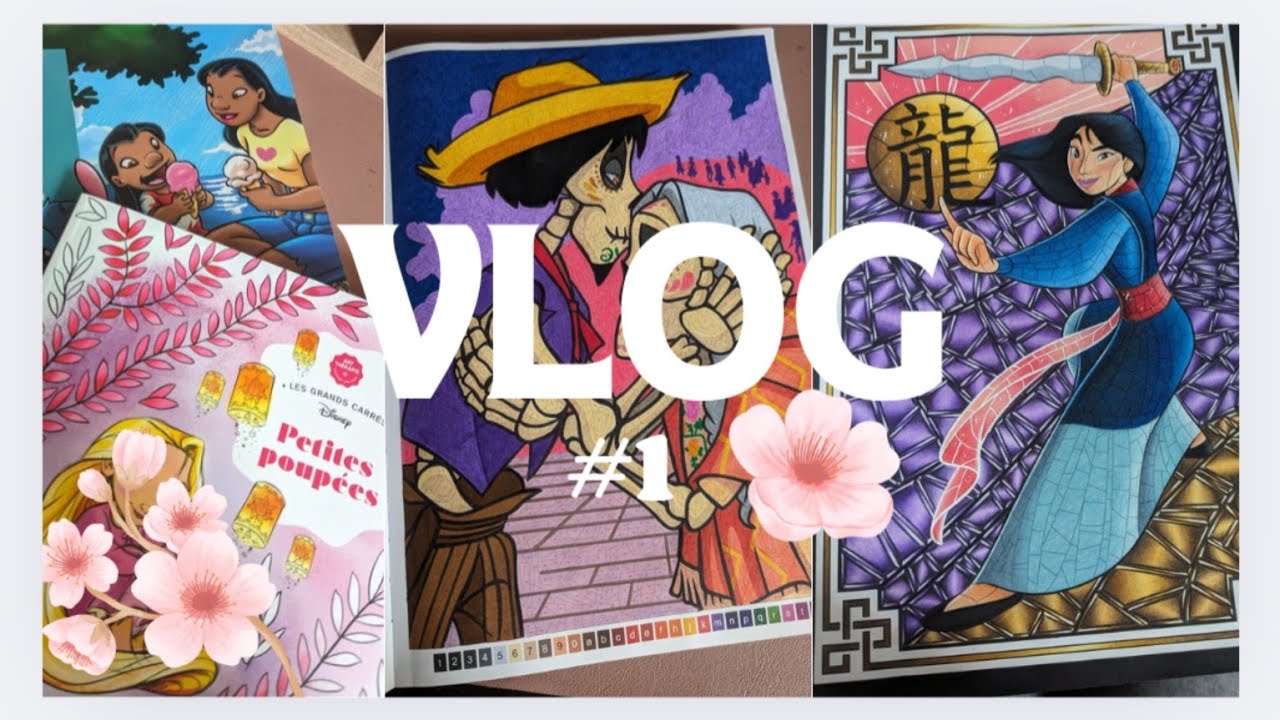2 nouveaux livres et on fait le fond de Mulan dans le tome VITRAUX 😏 [Vlog 2024 #1]