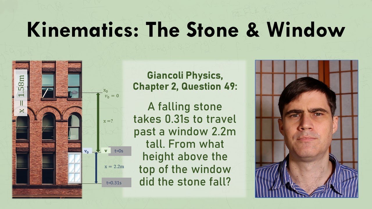 Giancoli Physics, Chapter 2, Question 49 Solution