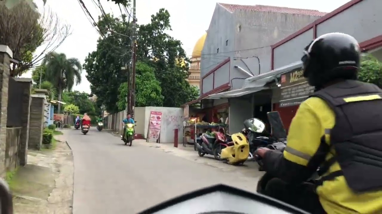 Suasana jalan sore dari Graha Raya sampai Pondok Maharta via Tajur | Tangerang