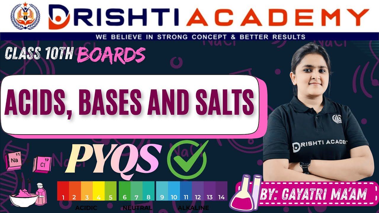 Acids, Bases & Salts PYQs 🔥 | Class 10 Chemistry