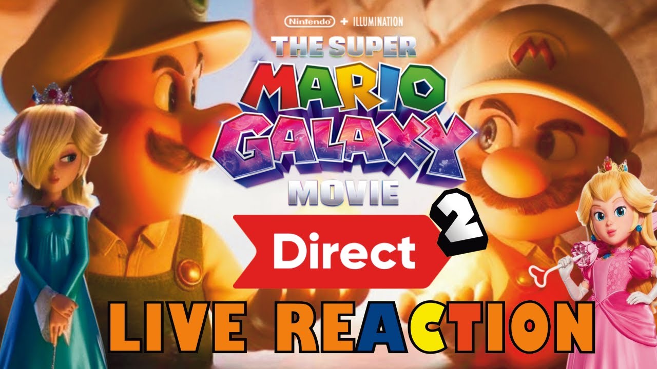 TAC Reacts: The Super Mario Galaxy Movie Direct 2 【LIVE REACTION】