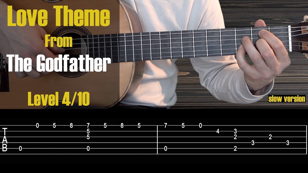 The Godfather. Fingerstyle Guitar + TAB