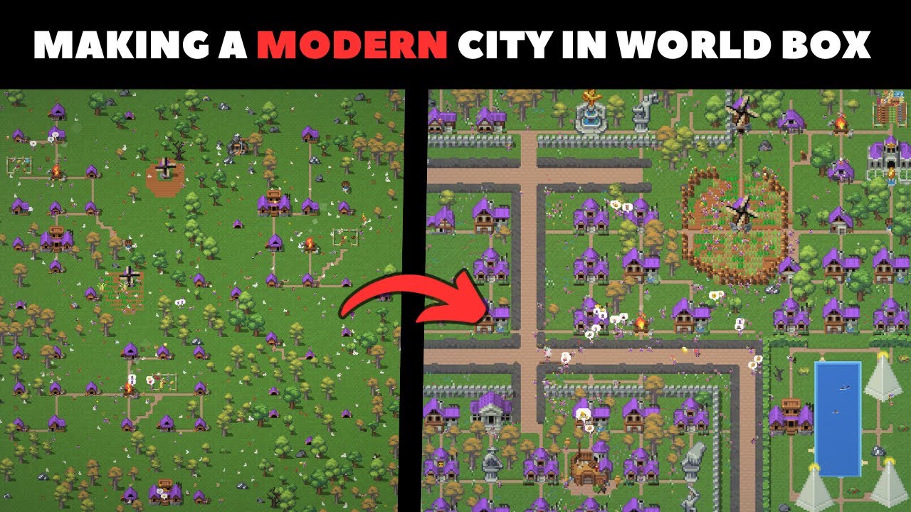 Making a Modern City in World Box Without Using any MODS!