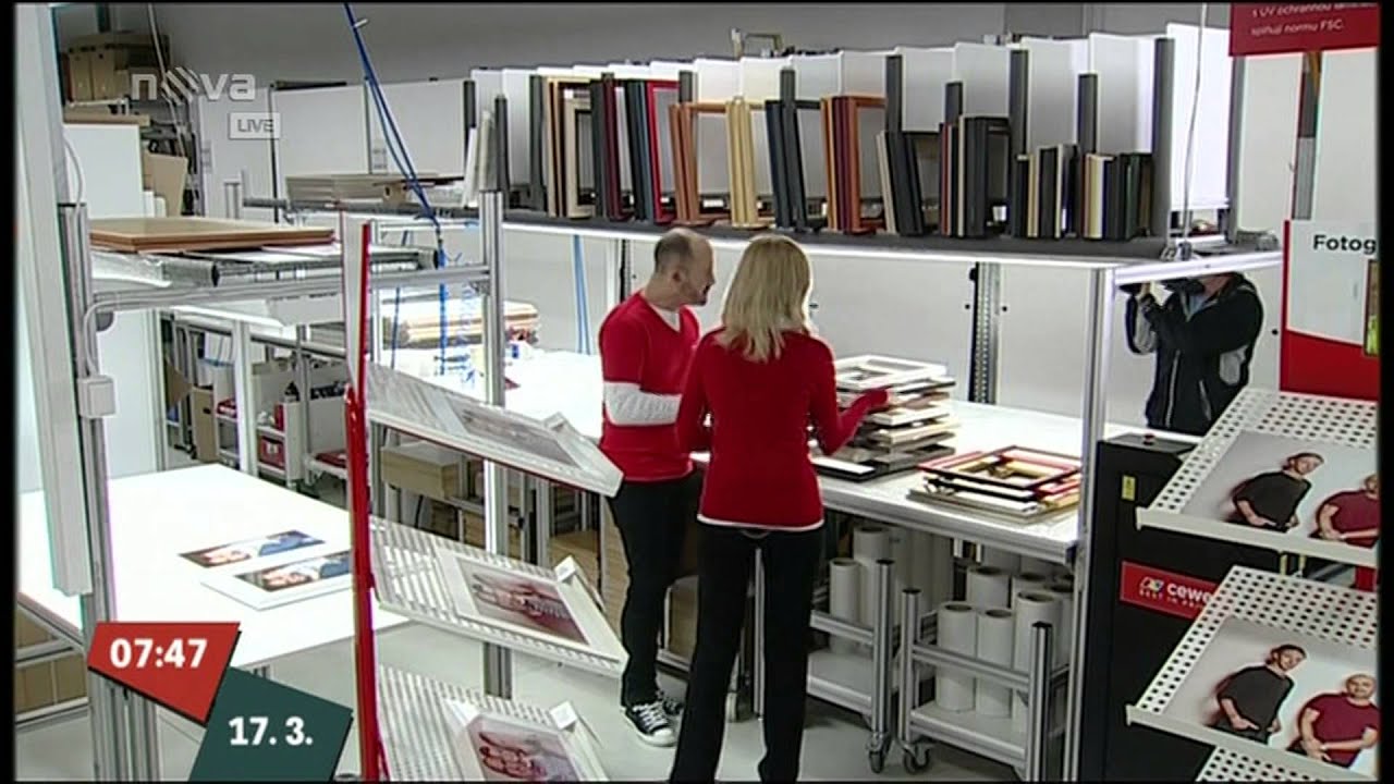 5. CEWE FOTOOBRAZY – rámování s paspartou a sklem