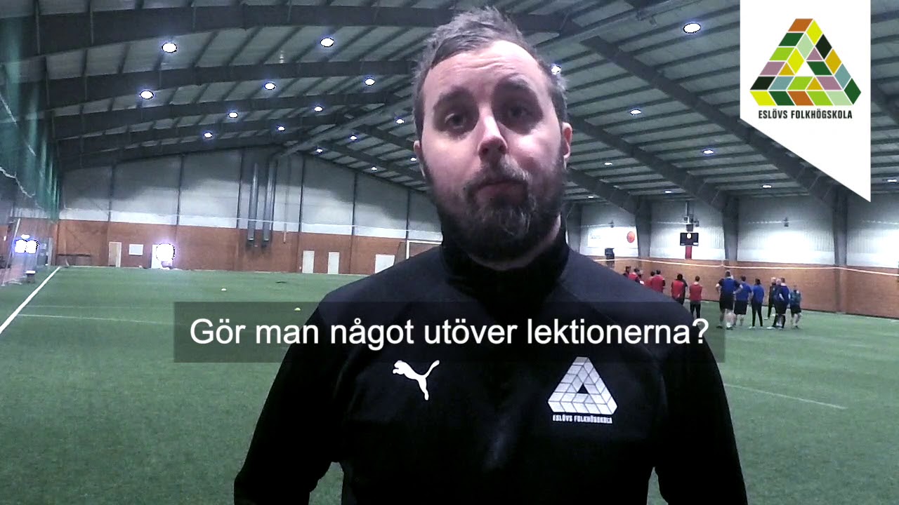 Sök till fotbollstränarlinjen på Eslövs folkhögskola!
