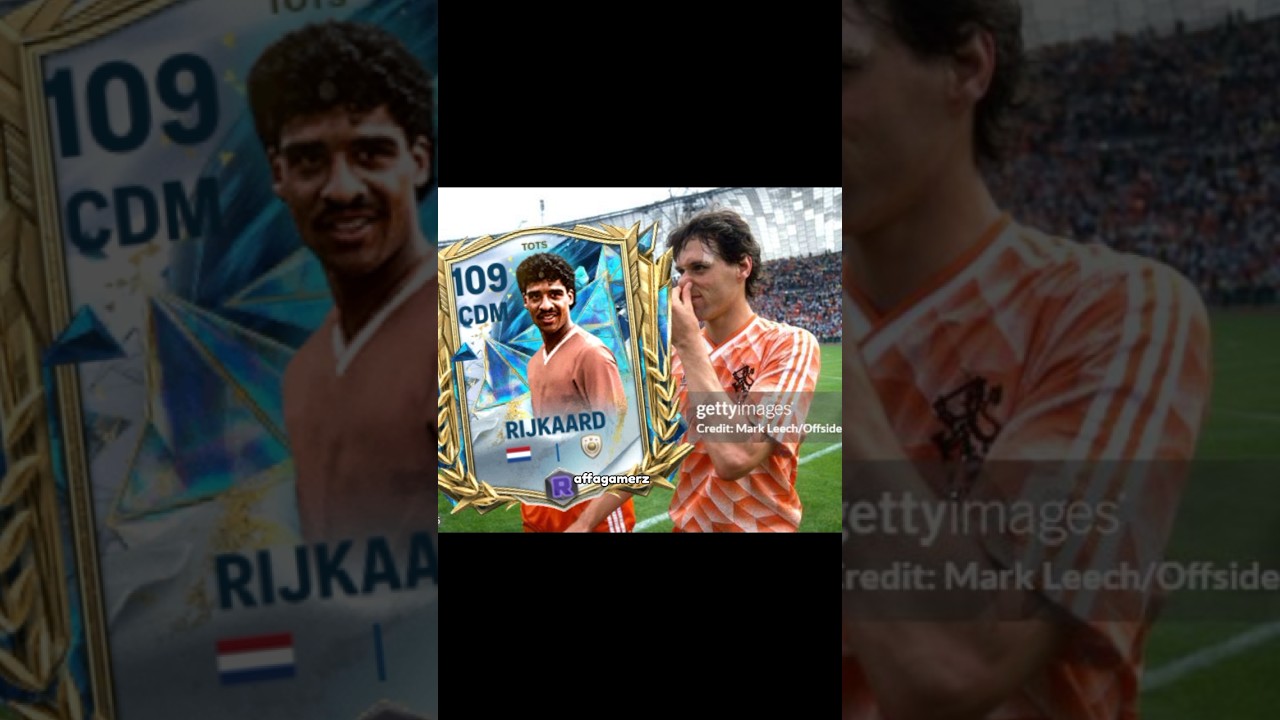 Original images of Frank Rijkaard cards FC Mobile cards #fcmobile #fifamobile
