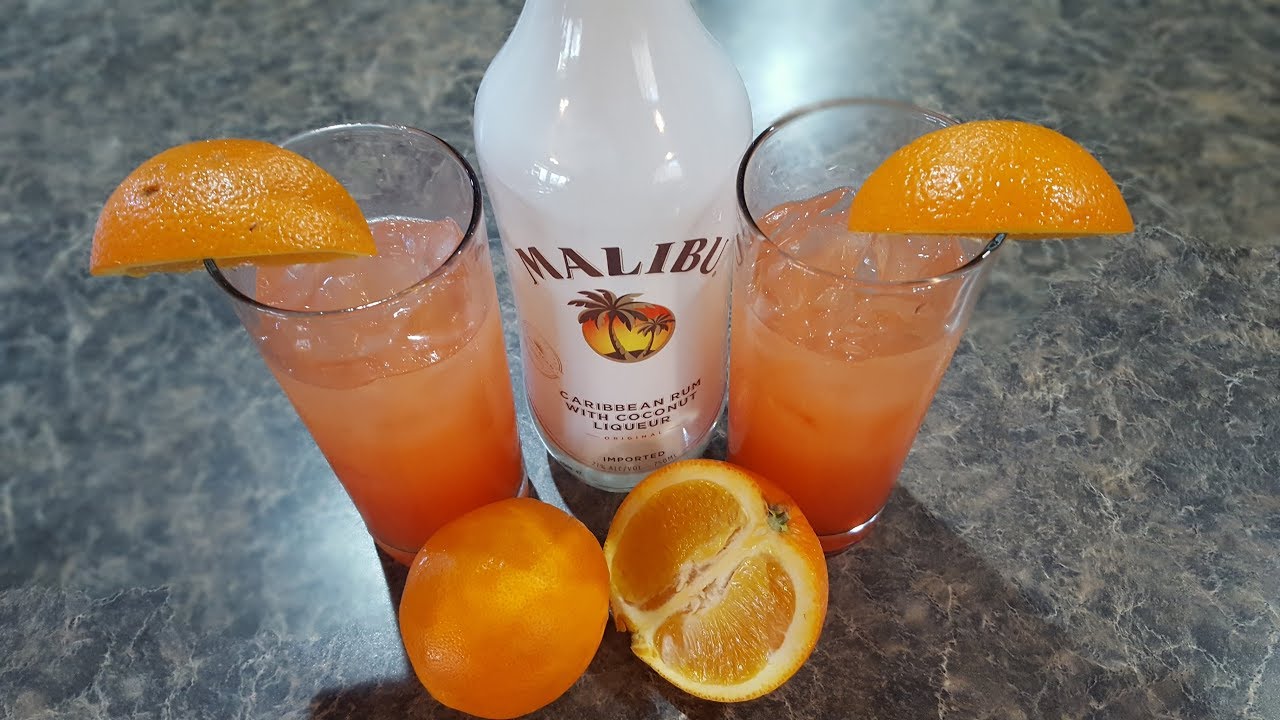 Summer Cocktail - Malibu Summer Rose