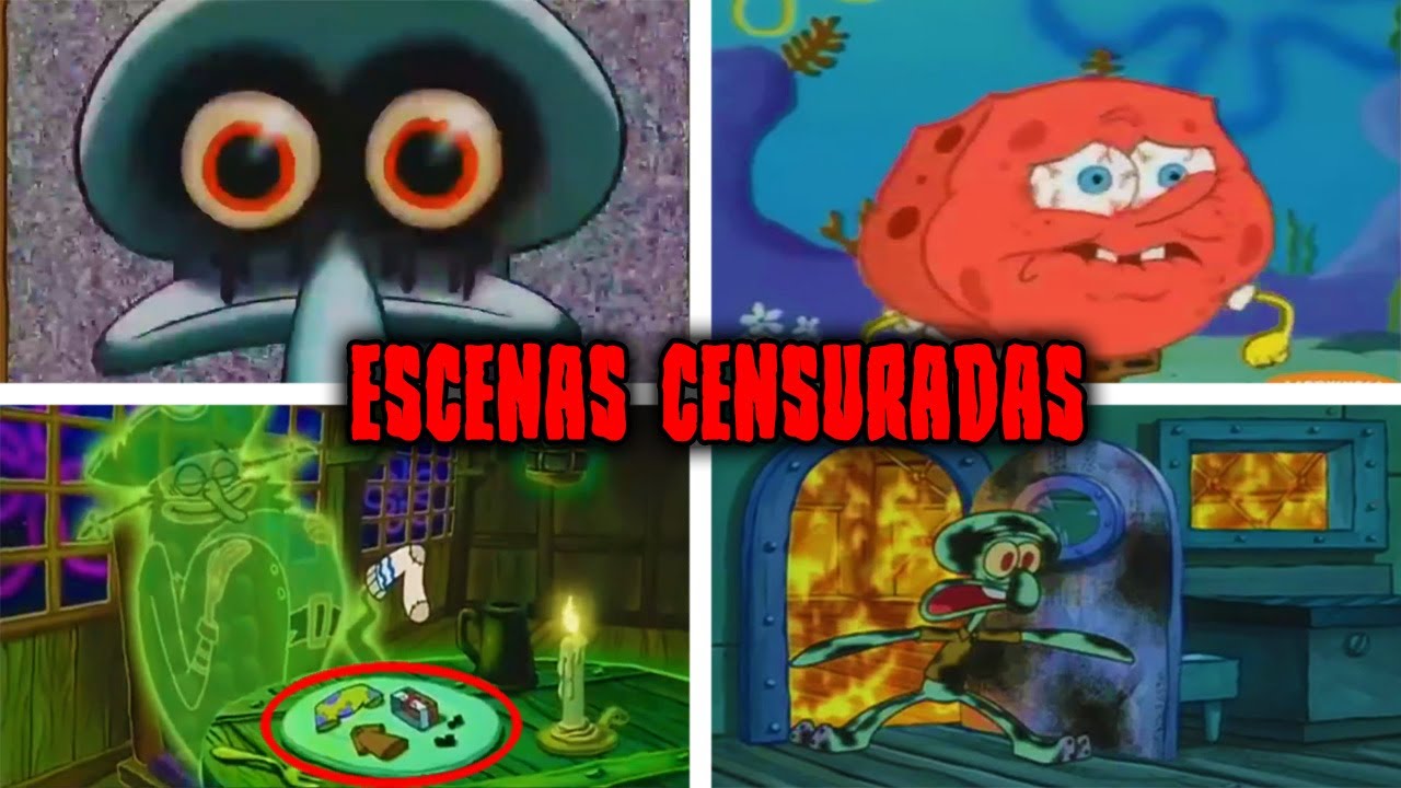 15 Escenas Censuradas de Bob Esponja que Nickelodeon Prohibio