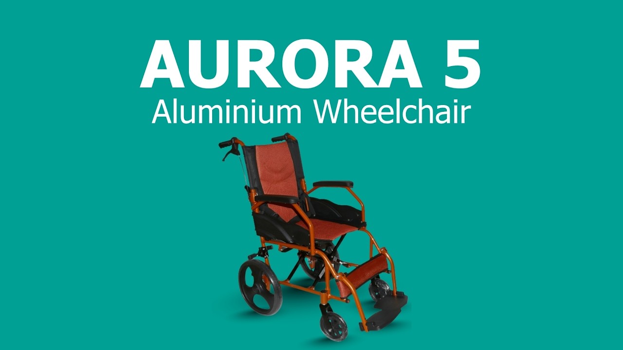 Aurora 5 | Lightweight Aluminium Foldable Travel Wheelchair | Karma Silverlife