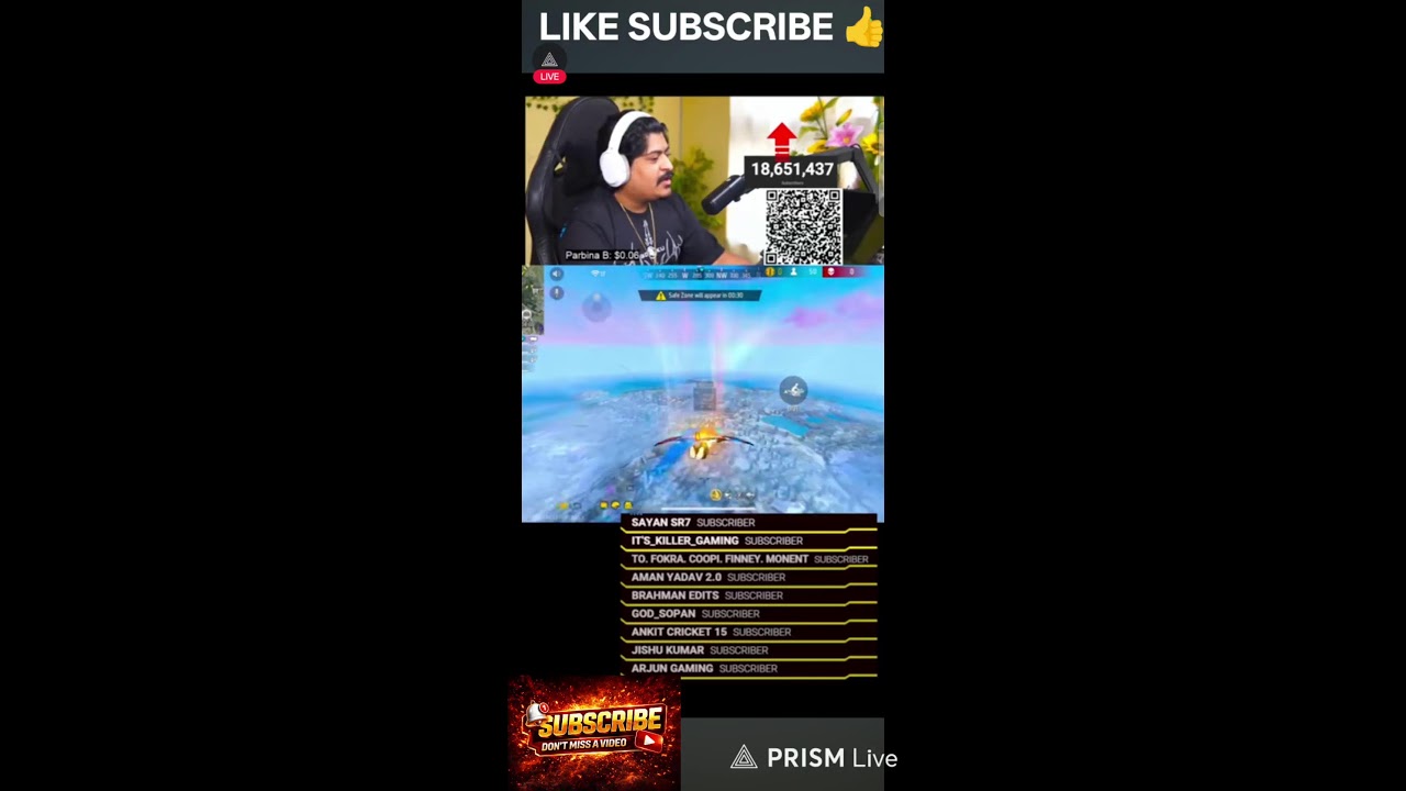Live streaming of S4X GAMER