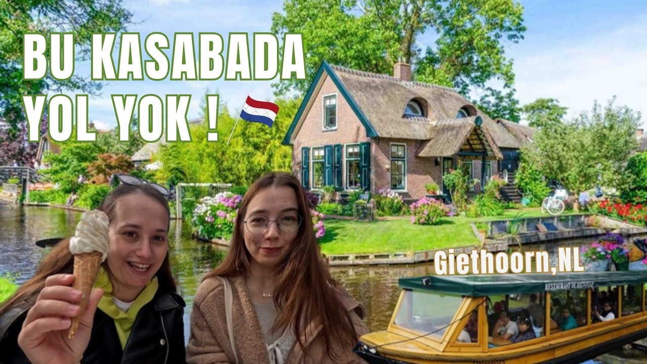 Bu Kasabada Yol Yok, Kanal Turu | Hollanda Vlog 🇳🇱