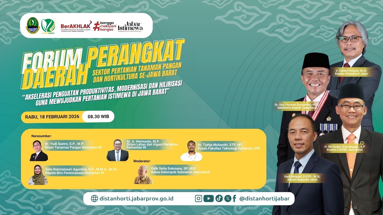Forum Perangkat Daerah 2026 Distanhorti Jabar