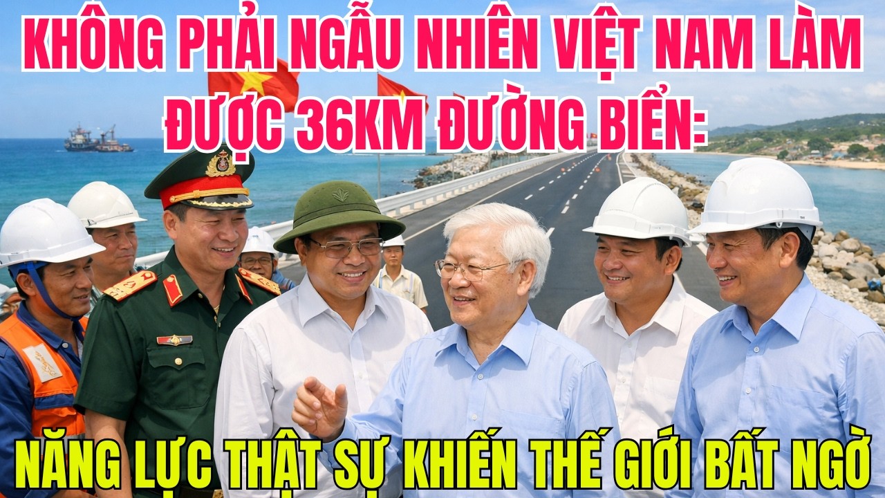 Không Phải Ngẫu Nhiên Việt Nam Làm Được 36km Đường Biển: Năng Lực Thật Sự Khiến Thế Giới Bất Ngờ