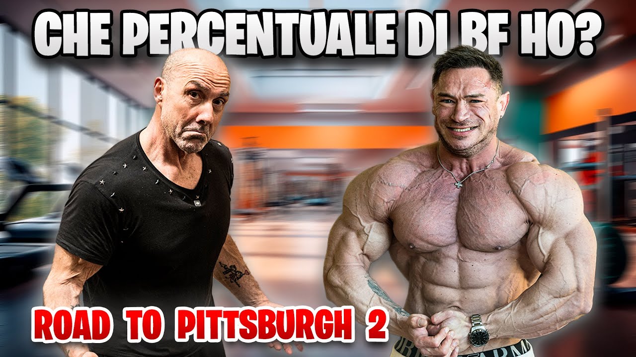 ROAD TO PITTSBURGH ep2 | POSING e ANALISI della MASSA GRASSA a 4 WEEKS OUT